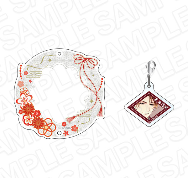 Contents Seed Ikemen Sengoku: Toki wo Kakeru Koi -Eien- Tin Badge Holder w/Acrylic Charm Shingen Takeda 11th Anniversary ver. รูปภาพ 1