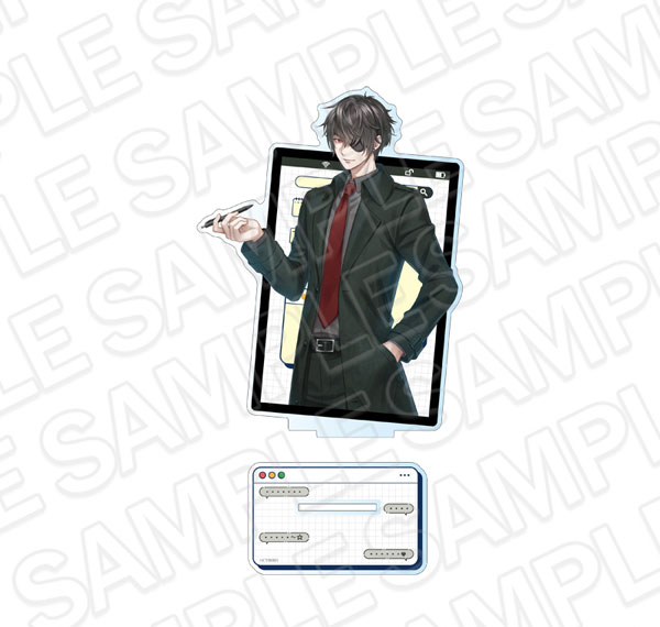 Contents Seed Ikemen Prince Bijo to Yajuu no Saigo no Koi Deka Acrylic Stand Gilbert von Obsidian 6th Anniversary ver. รูปภาพ 1