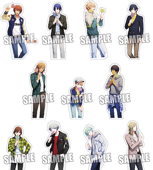 Broccoli Uta no Prince-sama Trading Clear Sticker Love Pop Candy Ver. 12Pack BOX รูปภาพ 1