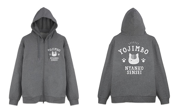COSPA Natsume Yuujinchou Nyanko Sensei Youjinbou Zip Hoodie /MIX GRAY-M