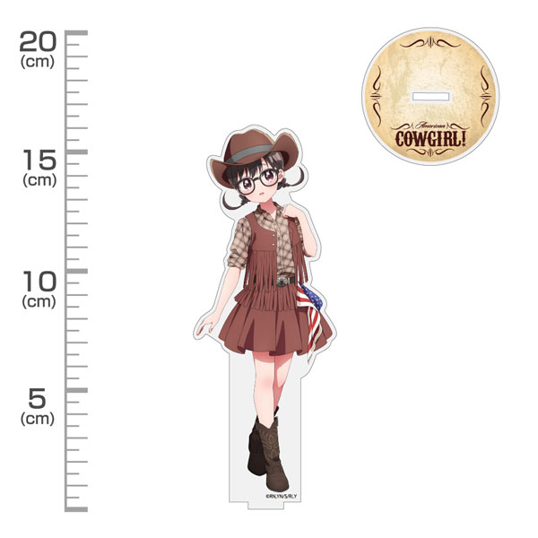 COSPA "The 100 Girlfriends Who Really, Really, Really, Really, Really Love You" New Illustration Chiyo Iin Acrylic Stand (Big) Cowgirl Ver. hình ảnh 1