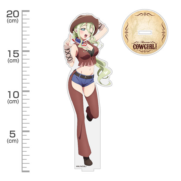 COSPA "The 100 Girlfriends Who Really, Really, Really, Really, Really Love You" New Illustration Naddy Acrylic Stand (Big) Cowgirl Ver.