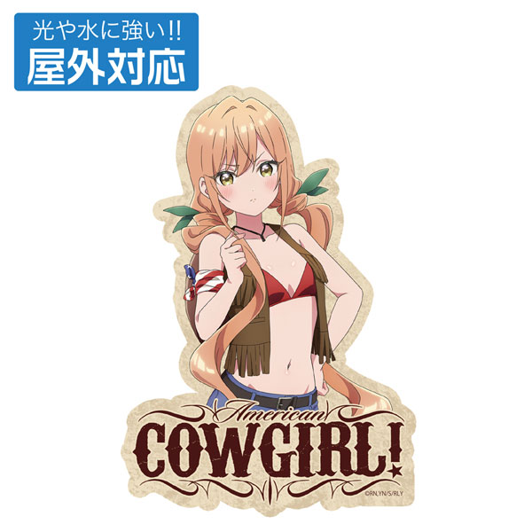 COSPA 군말 많은 그녀들 신규 일러스트 인다 카라네 아웃도어 대응 스티커 카우걸 Ver.