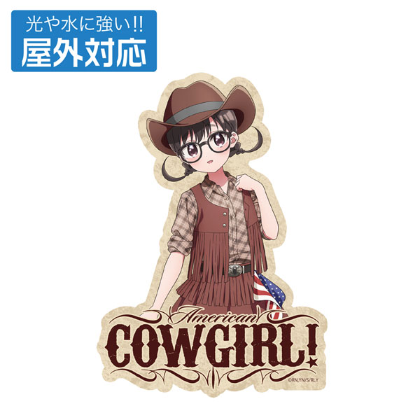 COSPA "The 100 Girlfriends Who Really, Really, Really, Really, Really Love You" New Illustration Chiyo Iin Outdoor Compatible Sticker Cowgirl Ver. image 1