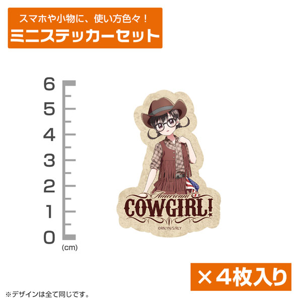 COSPA "The 100 Girlfriends Who Really, Really, Really, Really, Really Love You" New Illustration Chiyo Iin Mini Sticker Set Cowgirl Ver. hình ảnh 1