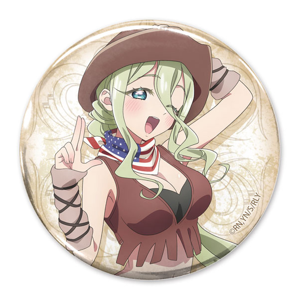 COSPA "The 100 Girlfriends Who Really, Really, Really, Really, Really Love You" New Illustration Naddy 65mm Tin Badge Cowgirl Ver. image 1