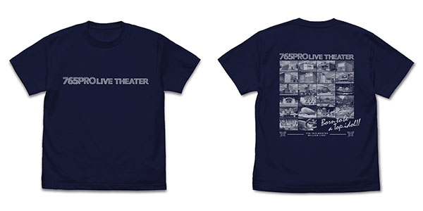 COSPA THE IDOLM@STER Million Live! 765 Pro Live Theater T-shirt Ver2.0/NAVY-S