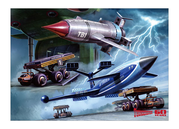 Bellfine Thunderbirds BOX Art B2 Poster Mechanic Selection Part 1 image 1