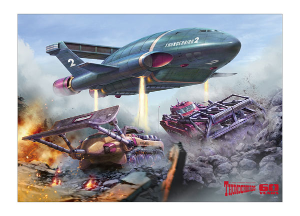 Bellfine Thunderbirds BOX Art B2 Poster Mechanic Selection Part 2 image 1