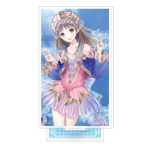 Koei Tecmo Games [Exclusive Sale] Atelier Totori Mini Acrylic Stand Plate Light Blue Smile รูปภาพ 1