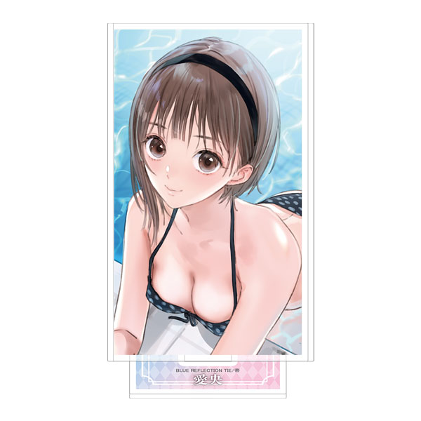 Koei Tecmo Games [Exclusive Sale] BLUE REFLECTION TIE Mini Acrylic Stand Plate Pool Side image 1