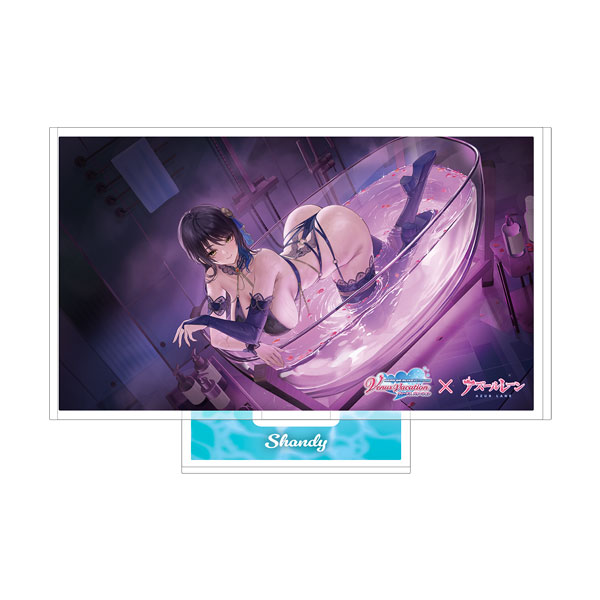 Koei Tecmo Games [Exclusive Sale] Azur Lane x DEAD OR ALIVE Xtreme Venus Vacation Mini Acrylic Stand Plate Shandy