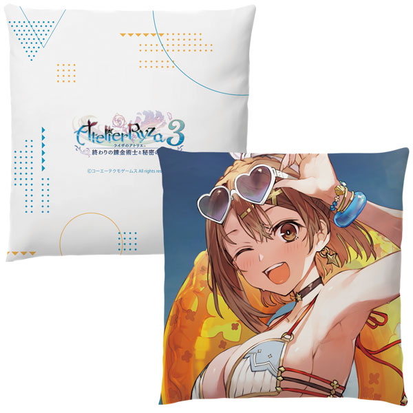 Koei Tecmo Games [Exclusive Sale] Atelier 3 Square Cushion Summer Beach hình ảnh 1