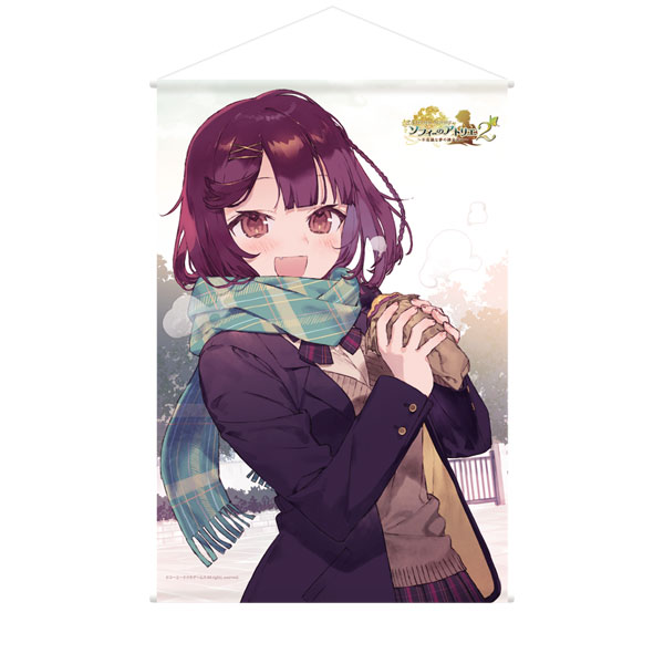 Koei Tecmo Games [Exclusive Sale] Atelier Sophie 2 Reproduction B2 Double Suede Wall Scroll -Sophie to Yakiimo- image 1
