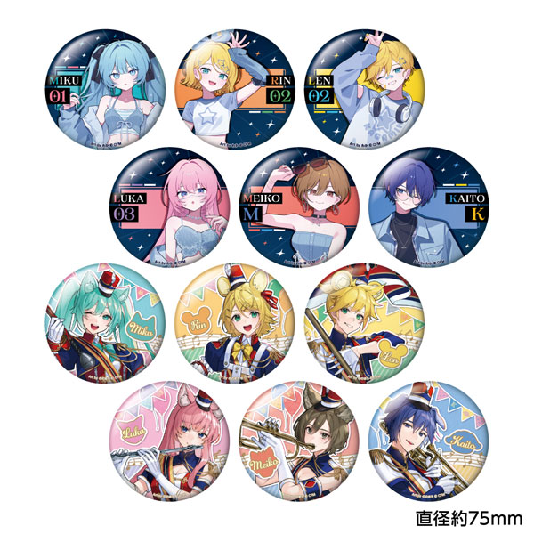 Caravan 39Culture 2026 Trading Big Hologram Tin Badge 12Pack BOX 画像 1
