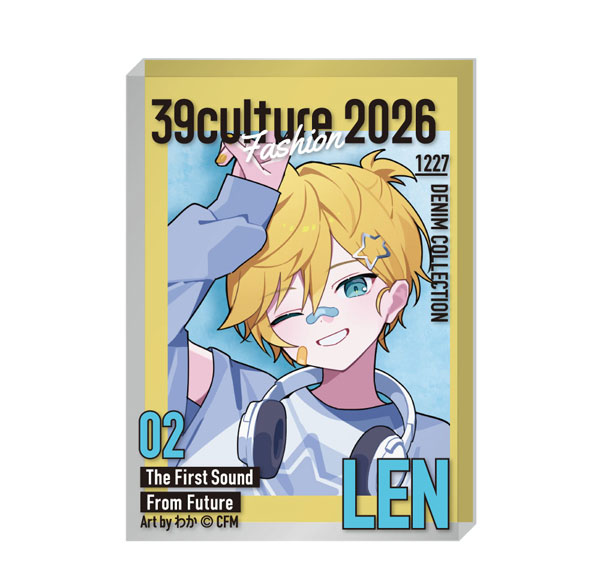 Caravan 39Culture 2026 FASHION Magazine Style Acrylic Block Kagamine Len รูปภาพ 1