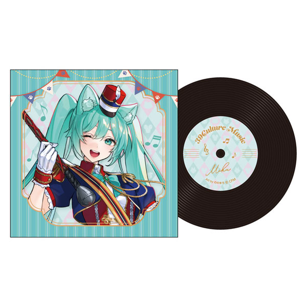 Caravan 39Culture 2026 MUSIC Record Style Coaster Hatsune Miku Bild 1