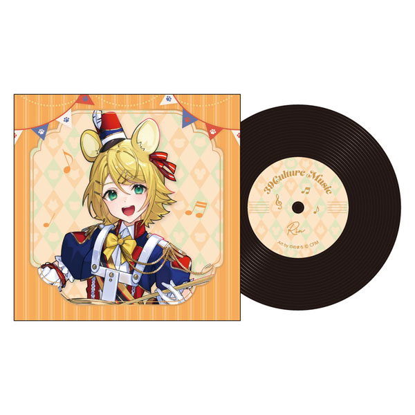 Caravan 39Culture 2026 MUSIC Record Style Coaster Kagamine Rin
