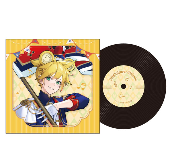 Caravan 39Culture 2026 MUSIC Record Style Coaster Kagamine Len รูปภาพ 1