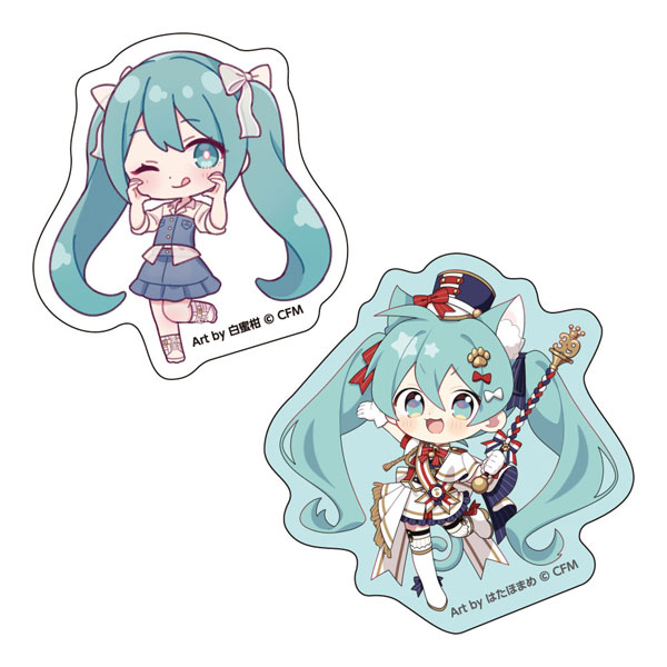 Caravan 39Culture 2026 Sticker 2pcs. Set Hatsune Miku Bild 1