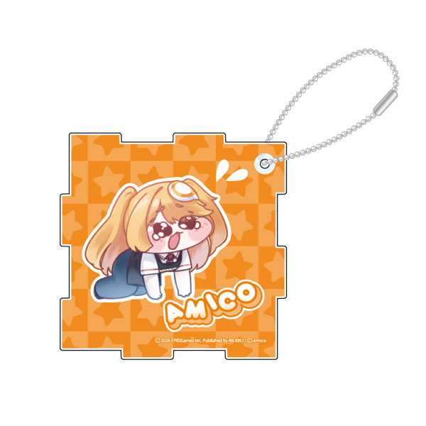 [Exclusive Sale] Trickcal: Chibi Go Puzzle-Shaped Keychain Amico