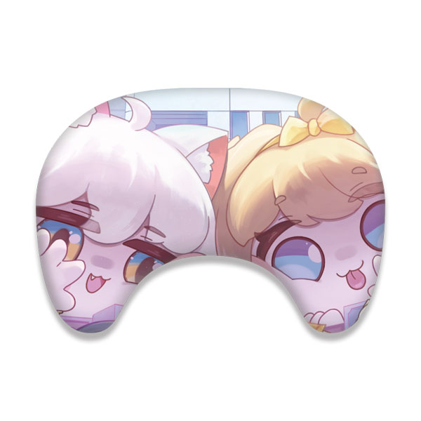 [Exclusive Sale] Trickcal: Chibi Go Gaming Cushion Kommy & Butter