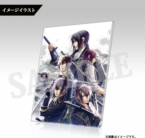 Idea Factory Relief Style Acrylic Board (A) "Hakuouki Shinkai Hana no Shou" PlayStation Vita Edition Limited Edition Package Illustration