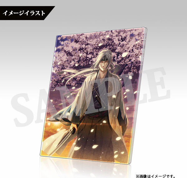 Idea Factory Relief Style Acrylic Board (B) "Hakuouki Shinkai Fuukaden" PlayStation 4 Edition Limited Edition Package Illustration