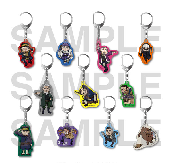 EDITH inc. TV Anime "Golden Kamuy" x Kumamine Trading Acrylic Keychain 11Pack BOX รูปภาพ 1