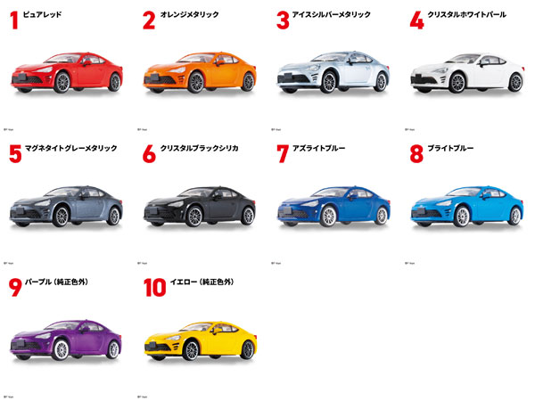 F-toys TOYOTA 86 ZN6 FINAL EDITION 10Pack BOX (CANDY TOY) Bild 1