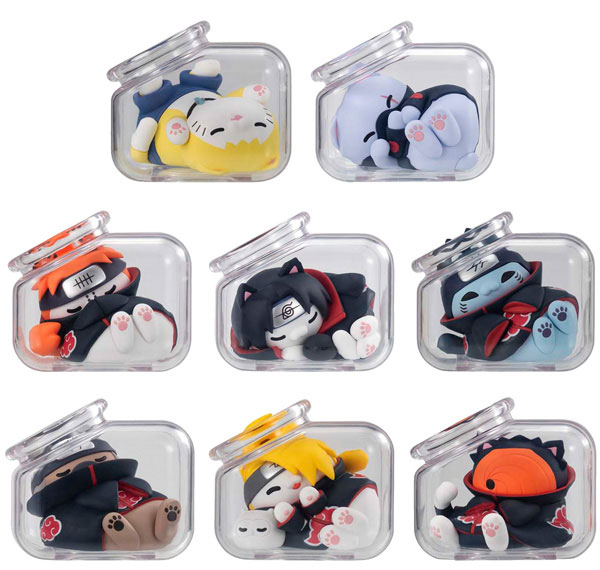 MegaHouse MEGA CAT PROJECT NARUTO Shippuden Good Night Nyaruto! Gather Up "Akatsuki" Ark Vol. 2 8Pack BOX