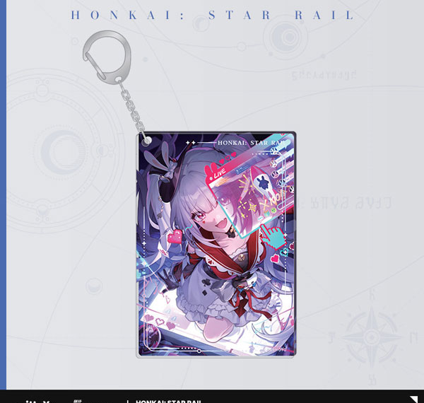 miHoYo Honkai: Star Rail Light Cone Series Series Acrylic Strap Dazzled by a Flowery World