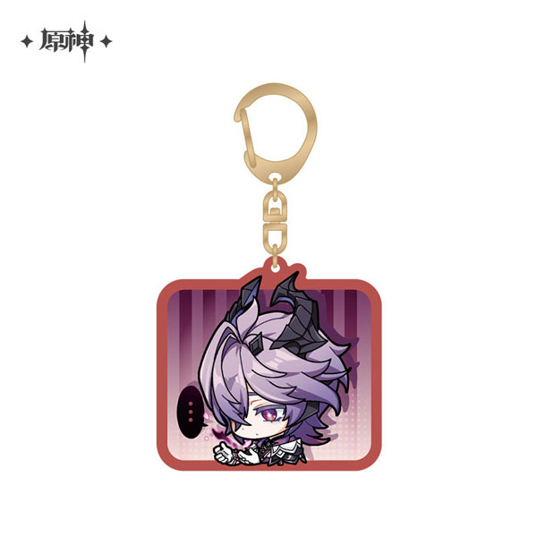 miHoYo Genshin Impact Chibi Stamp Series Acrylic Strap Durin imagen 1