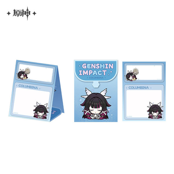 miHoYo Genshin Impact Chibi Stamp Series Stand Memo Columbina