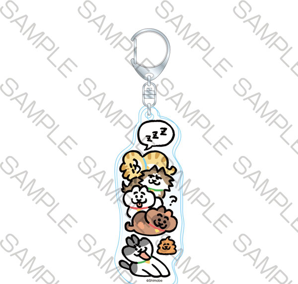 KADOKAWA Neko to Shimobe Slightly Long Acrylic Keychain - Gathering รูปภาพ 1
