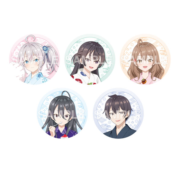 KADOKAWA Alya Sometimes Hides Her Feelings in Russian Tradable Tin Badge Yukata ver. 5Pack BOX รูปภาพ 1