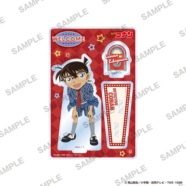 KADOKAWA Detective Conan Diorama Acrylic Stand - American Oldies Ver. Conan Edogawa