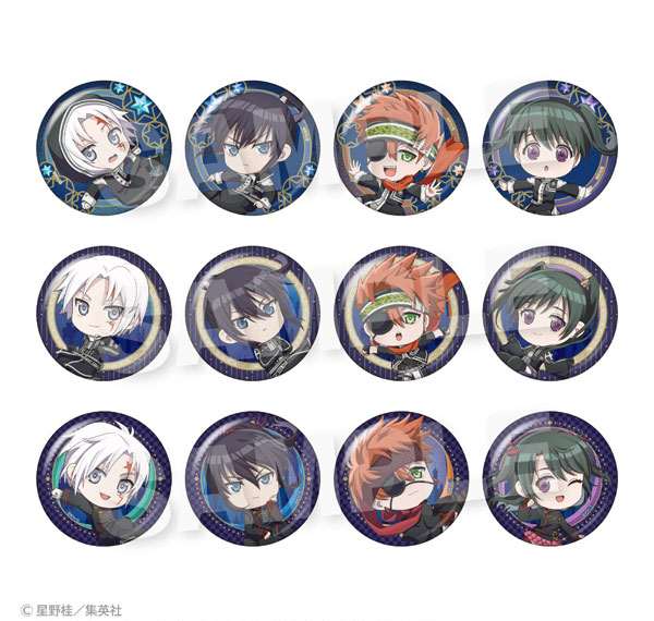 Stella Notes D.Gray-man Trading Tin Badge Drop ver. 12Pack BOX Bild 1