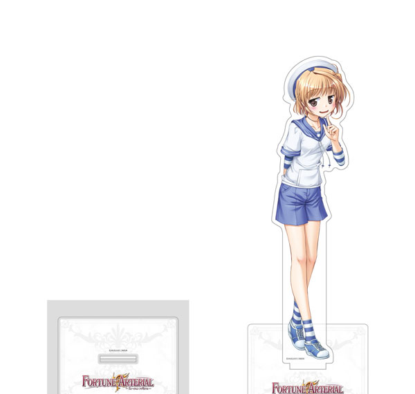 Curtain Damashii [Fortune Arterial] Jumbo Acrylic Stand (Kanade Yuki) รูปภาพ 1