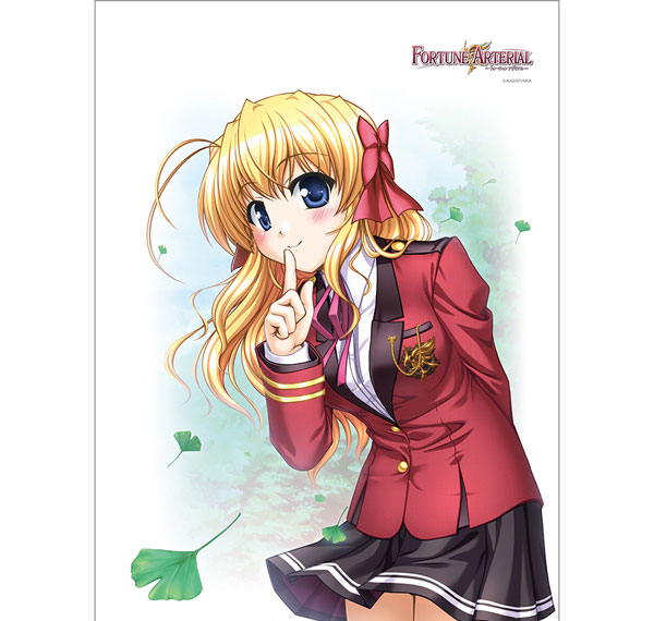 Curtain Damashii [Fortune Arterial] B2 Wall Scroll (Erika Sendo) Double Suede