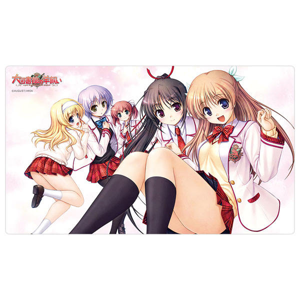 Curtain Damashii [Daitoshokan no Hitsujikai] Rubber Mat (Group)