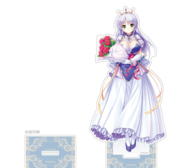 Curtain Damashii [Yoake Mae yori Ruriiro na] Jumbo Acrylic Stand (Feena fam Earthlight / 20th Anniversary) Bild 1