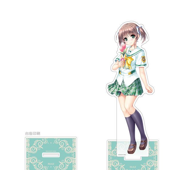 Curtain Damashii [Yoake Mae yori Ruriiro na] Jumbo Acrylic Stand (Mai Asagiri / 20th Anniversary)