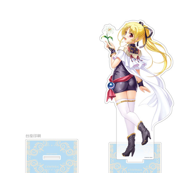 Curtain Damashii [Yoake Mae yori Ruriiro na] Jumbo Acrylic Stand (Cynthia Marguerite / 20th Anniversary)