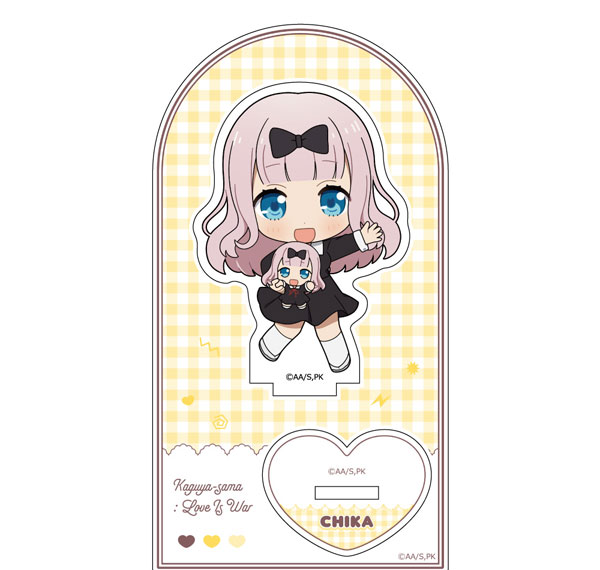 Curtain Damashii [Kaguya-sama: Love Is War] Acrylic Stand (Chika Fujiwara / Tiny Friends)