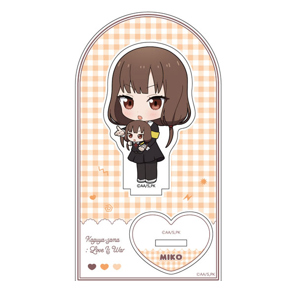 Curtain Damashii [Kaguya-sama: Love Is War] Acrylic Stand (Miko Iino / Tiny Friends) Bild 1