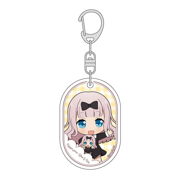 Curtain Damashii [Kaguya-sama: Love Is War] Acrylic Keychain (Chika Fujiwara / Tiny Friends)