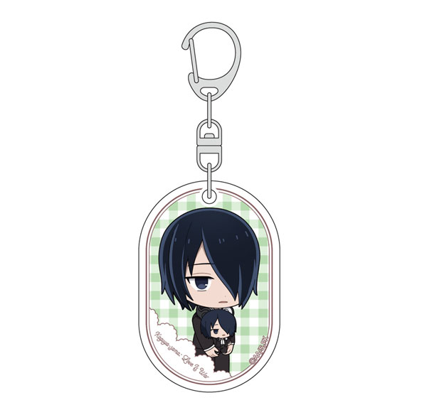 Curtain Damashii [Kaguya-sama: Love Is War] Acrylic Keychain (Yu Ishigami / Tiny Friends)