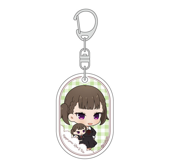 Curtain Damashii [Kaguya-sama: Love Is War] Acrylic Keychain (Maki Shijo / Tiny Friends)