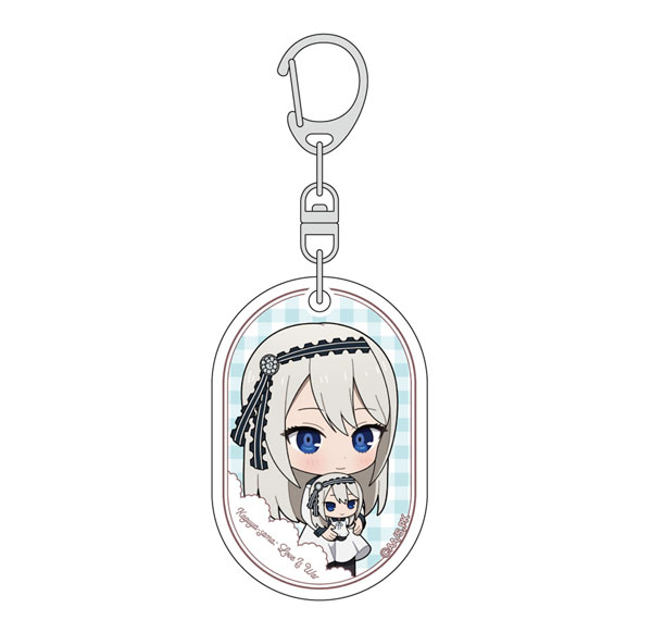Curtain Damashii [Kaguya-sama: Love Is War] Acrylic Keychain (Kei Shirogane / Tiny Friends) Bild 1